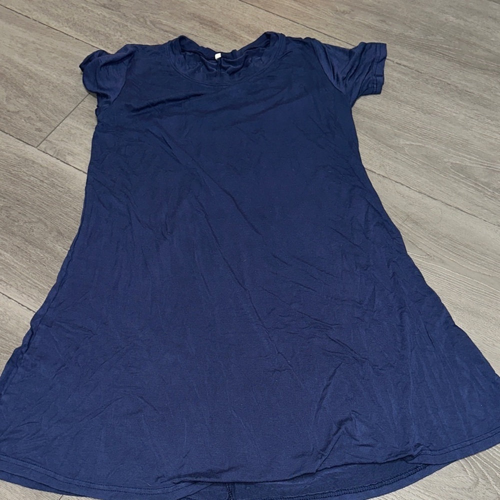 Soft comfy  Navy Blue t-shirt Dress size Small